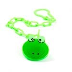 Ланцюжок для пустушки з кліпсою Жабка Pk219