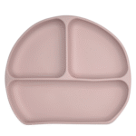 Дитяча силіконова секційна тарілка на присосці (120+120+260=500мл), 965-1